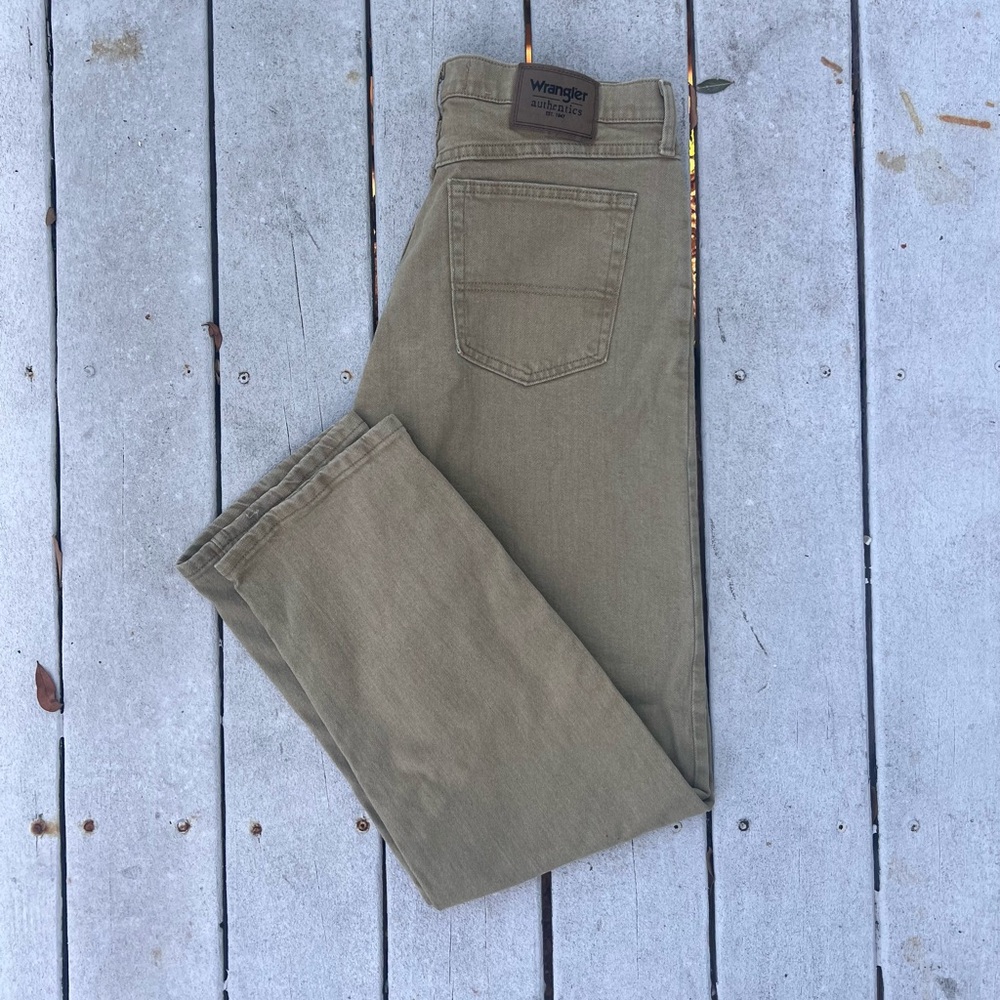 Wrangler Tan Relaxed Jeans Casual Comfort